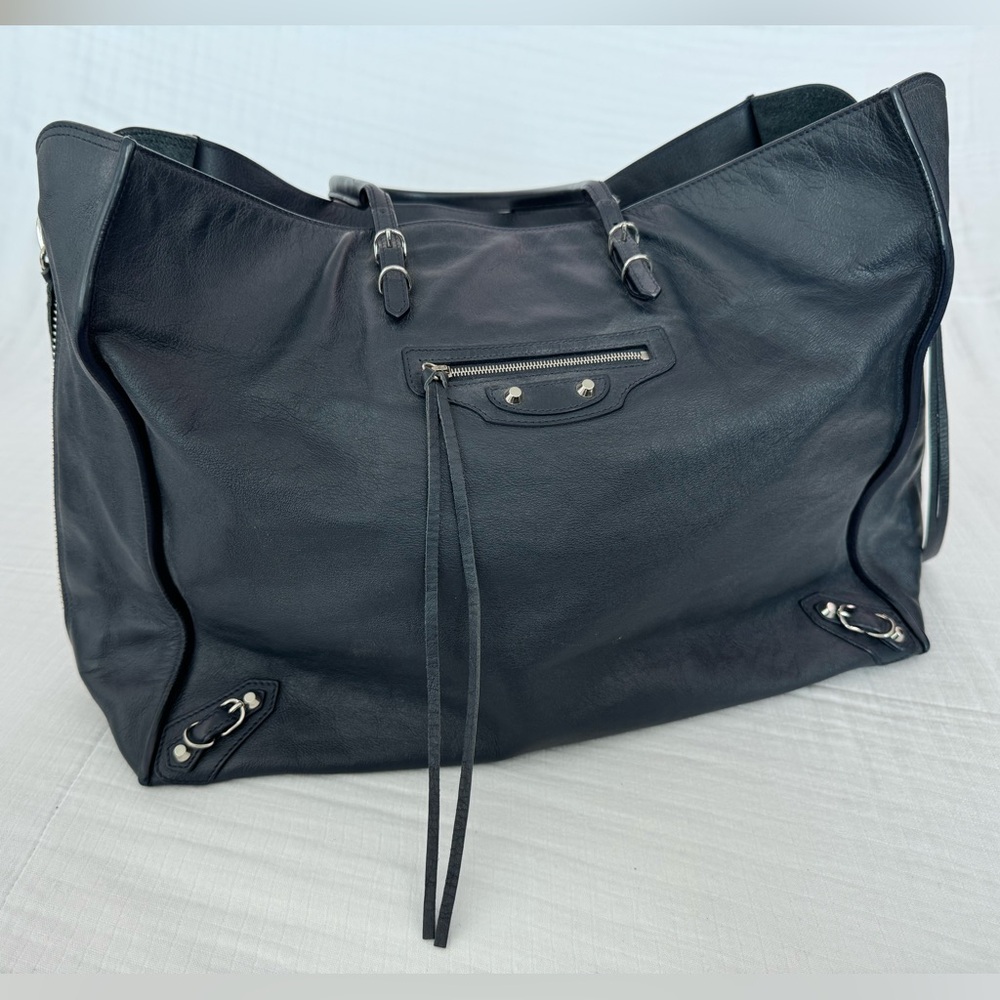 Balenciaga navy tote